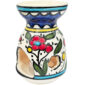Ceramic Incense Burner - Hand Painted Armenian Pottery (side view)