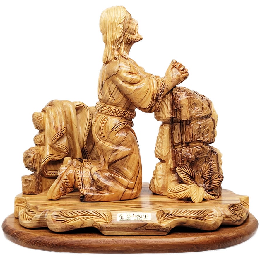 Jesus Praying in the Garden of Gethsemane – Olive Wood Ornament