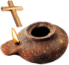 What clay oil lamps was Jesus talking about?