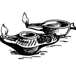 Can I use olive oil in a clay oil lamp?