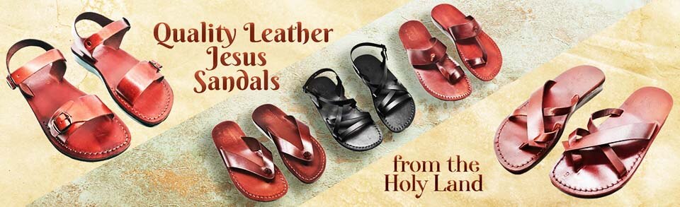 Walk in Jesus’ Footsteps with Leather Jesus Sandals from Israel