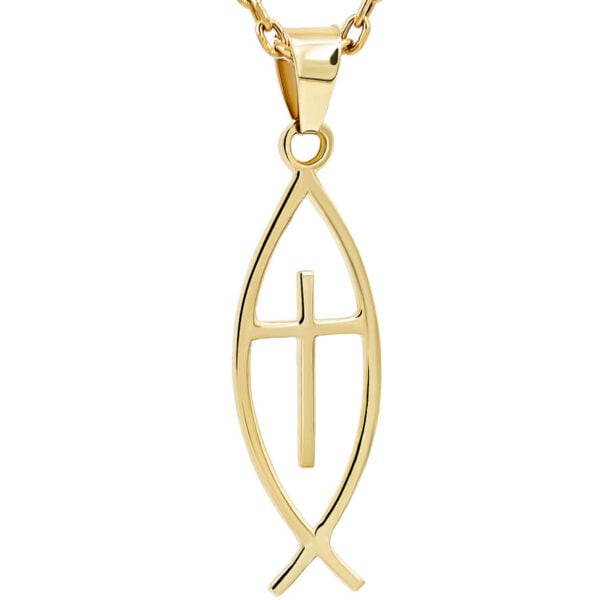 Religious Jewelry Womens 14K Gold Cross Pendant Necklace - JCPenney