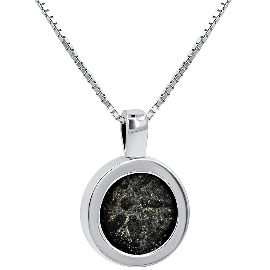 Widow’s Mite Coin in Silver Pendant – Biblical Jewelry (with chain)