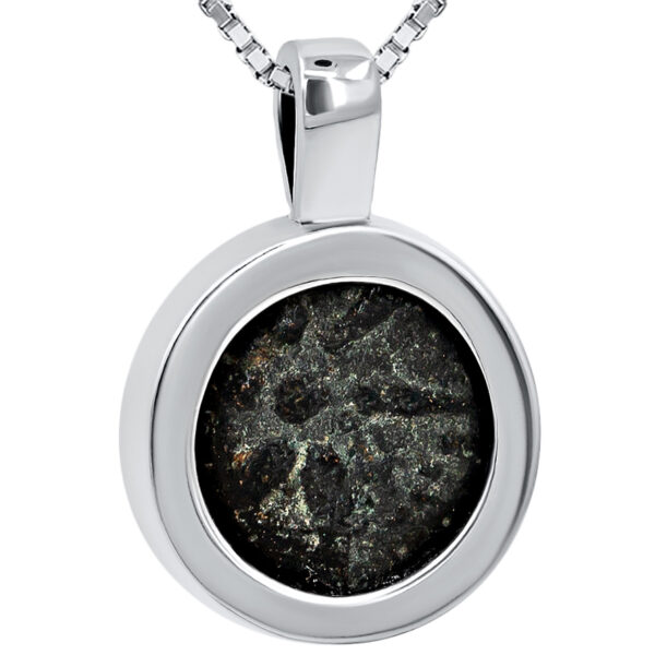 Widow's Mite Coin in Silver Pendant - Biblical Jewelry