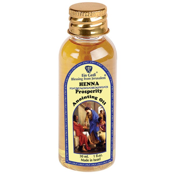 Ein Gedi 'Henna' Prosperity Anointing Oil - Made in Israel - 30 ml