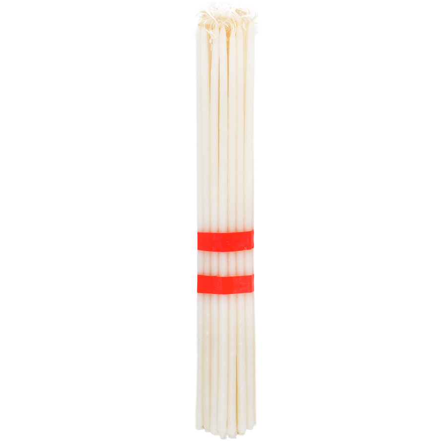 HOLY FIRE’ Candles from Jerusalem – 33 Candles – White 11″