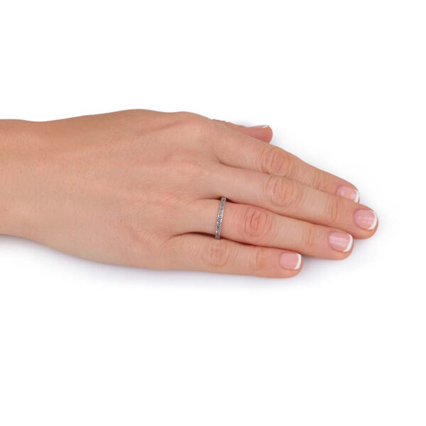 "Ani LeDodi VeDodi Li" Sterling Silver Jewish Wedding Scripture Ring (worn on finger)