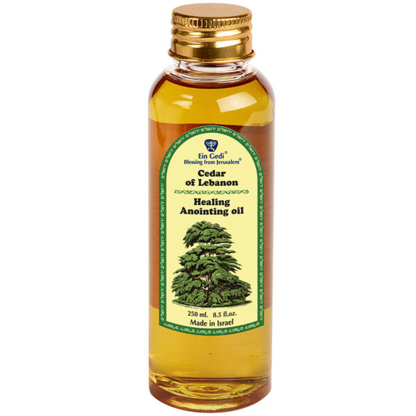 Healing Anointing Oil - Cedar of Lebanon - Made in Israel - 250 ml