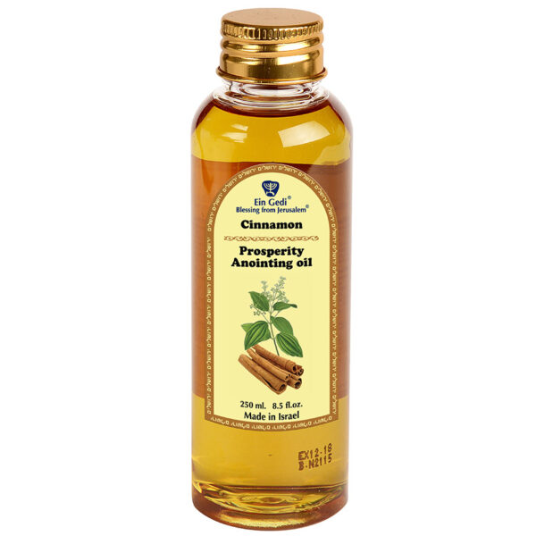 Healing Anointing Oil - Cinnamon - Made in Jerusalem - 250 ml