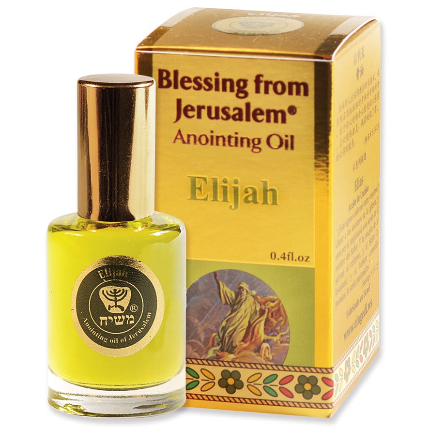 ‘Elijah’ Anointing Oil – Blessing from Jerusalem – Gold 12 ml
