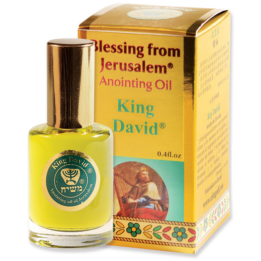‘King David’ Anointing Oil – Blessing from Jerusalem – Gold 12 ml