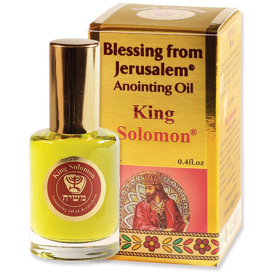 ‘King Solomon’ Anointing Oil – Blessing from Jerusalem – Gold 12 ml