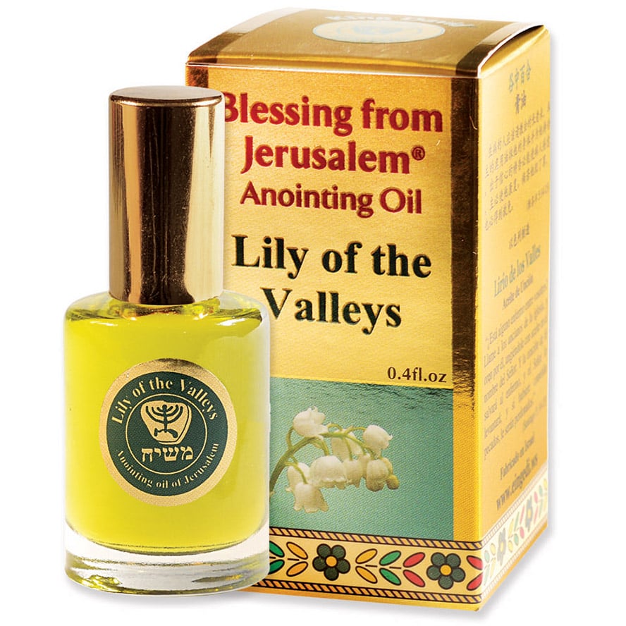 ‘Lily of the Valley’ Anointing Oil – Blessing from Jerusalem – Gold 12 ml