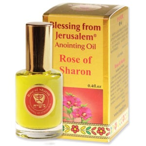 'Rose of Sharon' Anointing Oil - Blessing from Jerusalem - Gold 12 ml