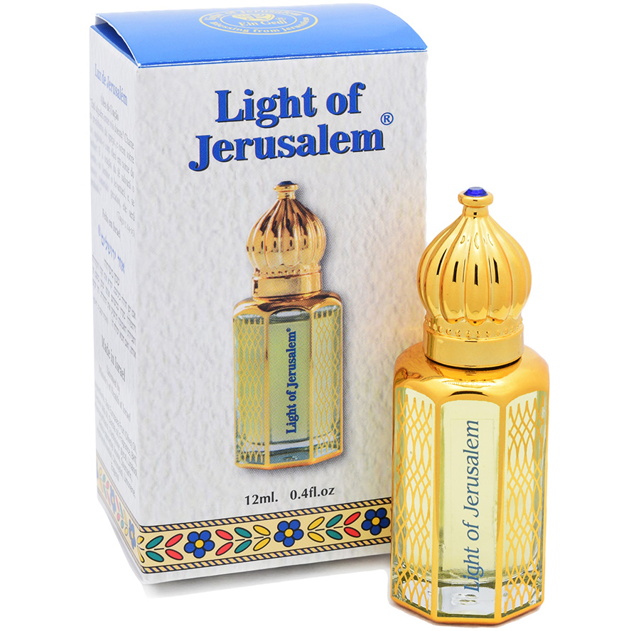 Anointing Oil | Light of Jerusalem - Crown Bottle from Israel - 12 ml