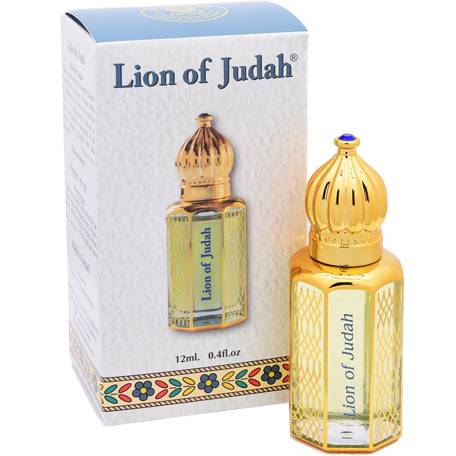 Anointing Oil | Lion of Judah – Crown Bottle from Israel – 12 ml