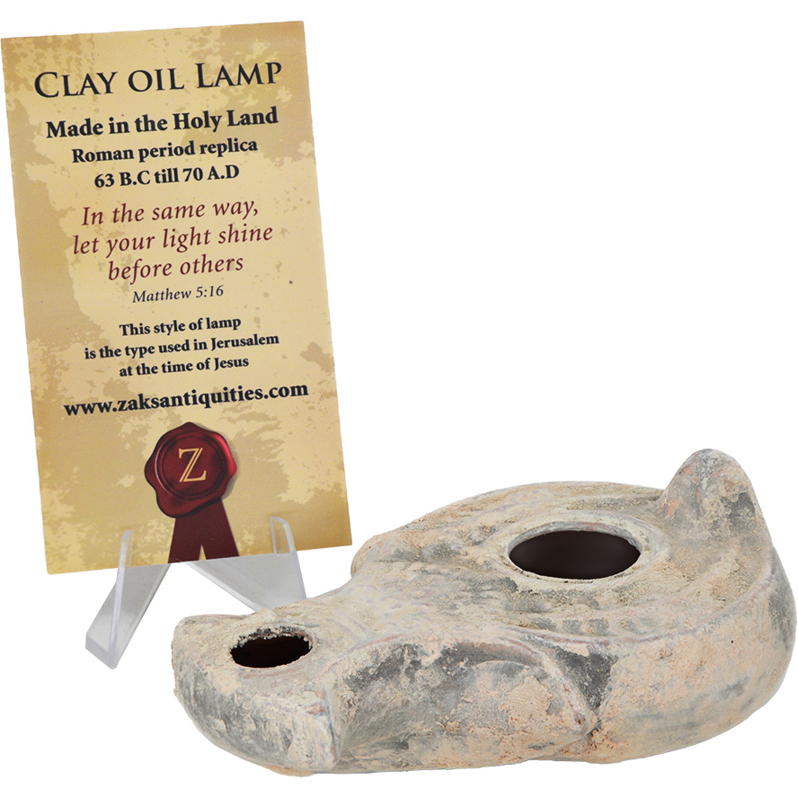 The Wise Virgins Clay Lamp – 1st Century Christian Period Replica