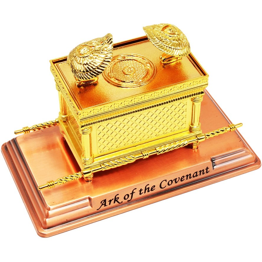 Ark of the Covenant – Gold Plated Replica from Jerusalem – Large (top side view)