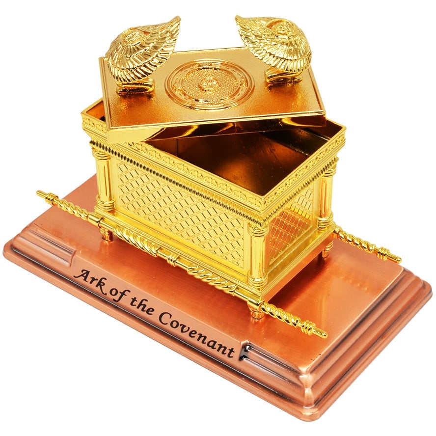 Ark of the Covenant – Gold Plated Replica from Jerusalem – Large (with open top)
