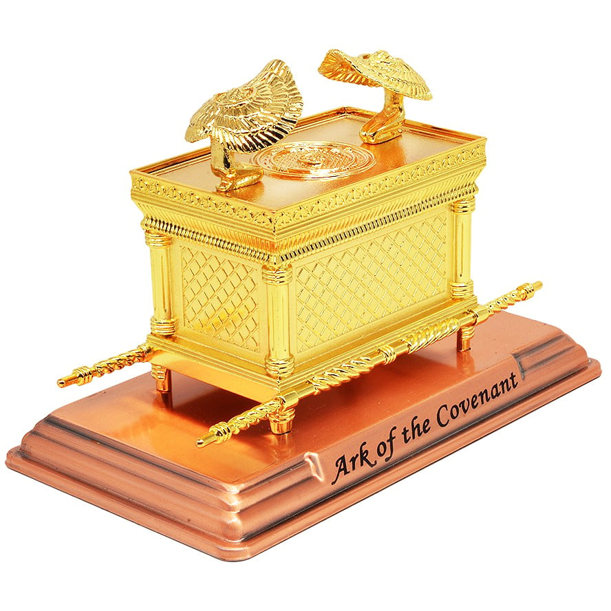 Ark of the Covenant – Gold Plated Replica from Jerusalem – Large (front side view)