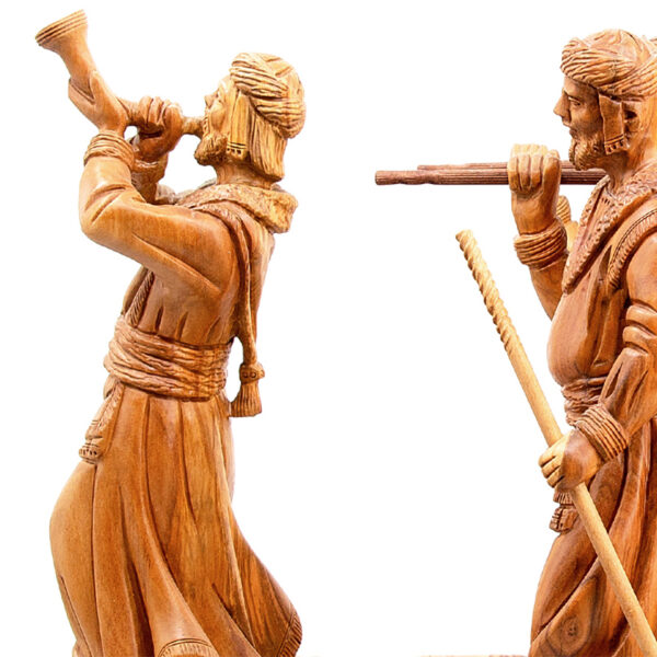 'Priests and shofar' carrying the Ark - Olive Wood - Made in Israel