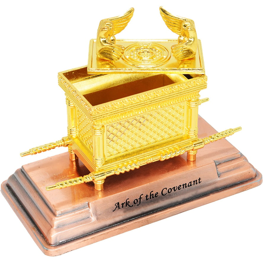 Ark of the Covenant – Gold Plated Replica from Israel – Small (with lid open)