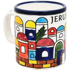 Jerusalem' Armenian Ceramic Espresso Cup