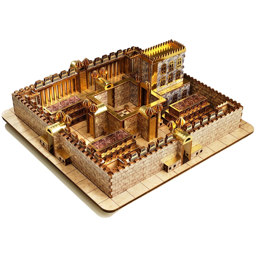 Ezekiel's Vision - Third Temple - DIY Wood Kit - Made in Israel