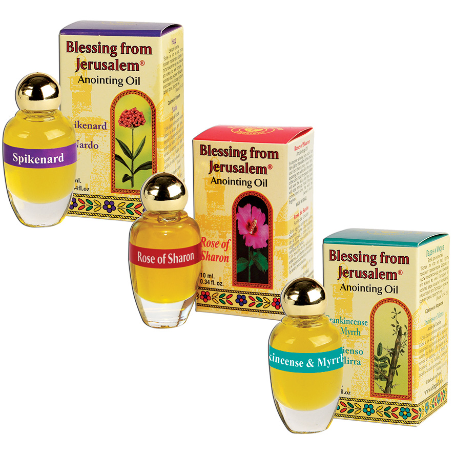 Blessing from Jerusalem Powerful Anointing Oil Set – Made in Israel
