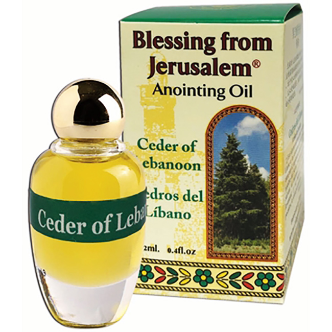 Cedar of Lebanon Anointing Oil – Holy Prayer Oil from Israel – 12 ml