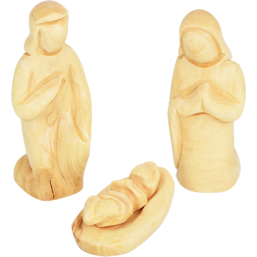 Christmas Nativity Holy Family Faceless pieces