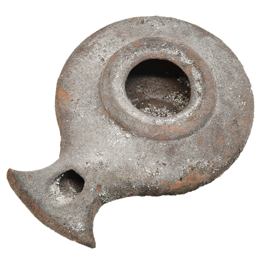 Wise Virgins Clay Oil Lamp – Second Temple Period Antiquity Replica