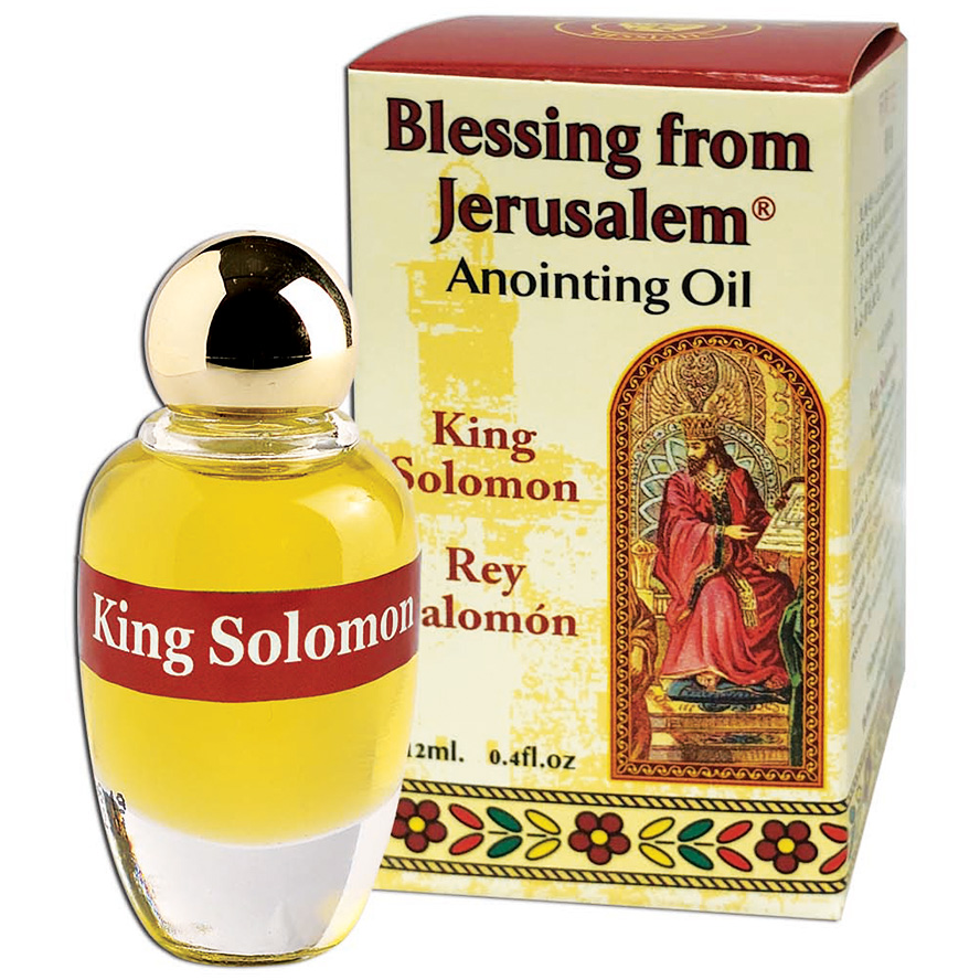 King Solomon Anointing Oil - Holy Prayer Oil from Israel - 12 ml