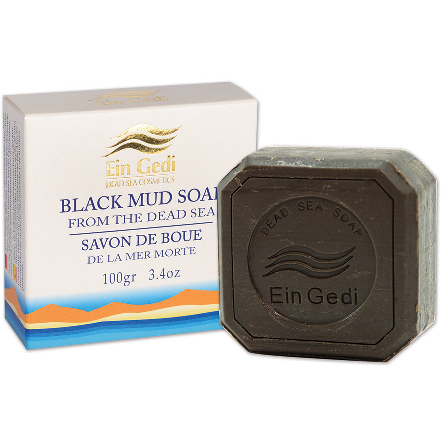 Black Mud Soap from the Dead Sea - Made in Israel by Ein Gedi