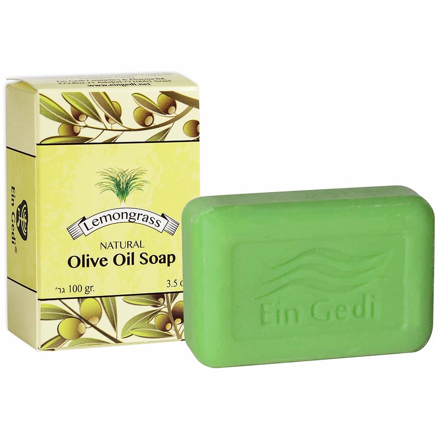 Traditional Olive Oil and Lemongrass Soap - Made in Israel by Ein Gedi
