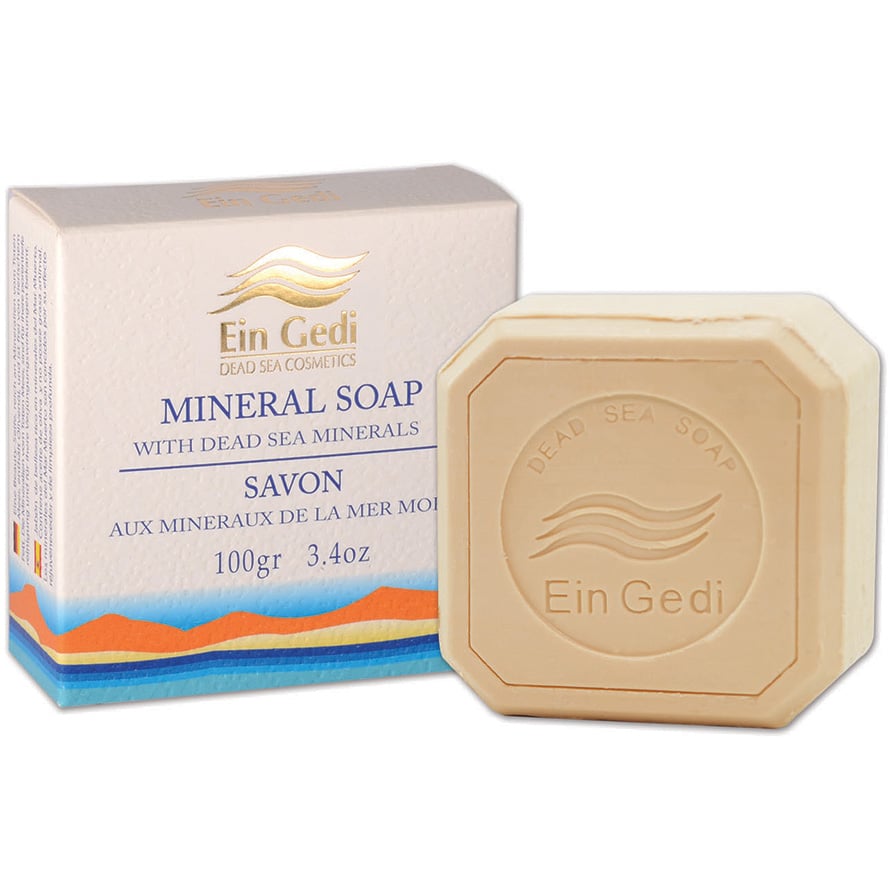 Mineral Soap with Dead Sea Minerals – Made in Israel by Ein Gedi – 100gr