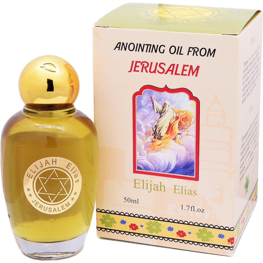 Elijah Anointing Oil from Jerusalem – Made in Israel – 50ml