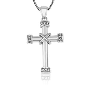 ✟ Sterling Silver Cross Necklace - Embrace Your Cross