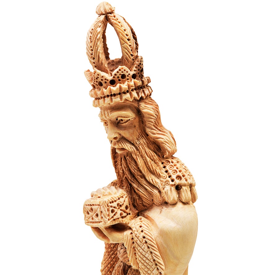 Exclusive Olive Wood Nativity – Wise King figurine – Made in Bethlehem