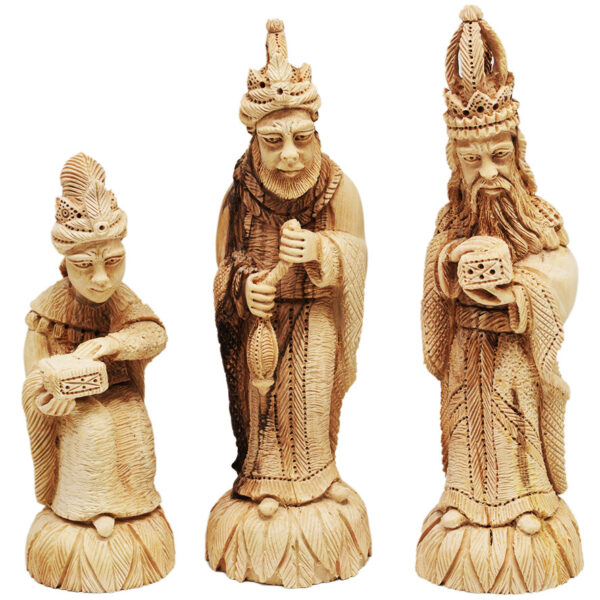 Exclusive Olive Wood Nativity - Wise Men Figurines - Made in Bethlehem