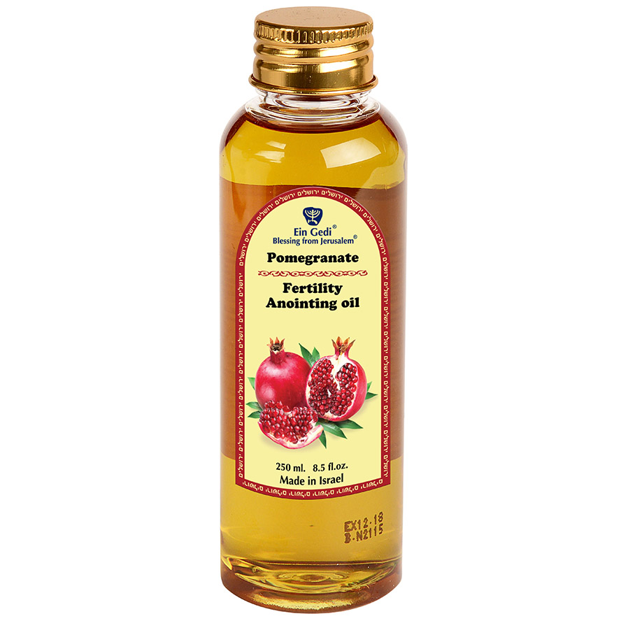 Fertility Anointing Oil - Pomegranate - Made in Jerusalem - 250 ml