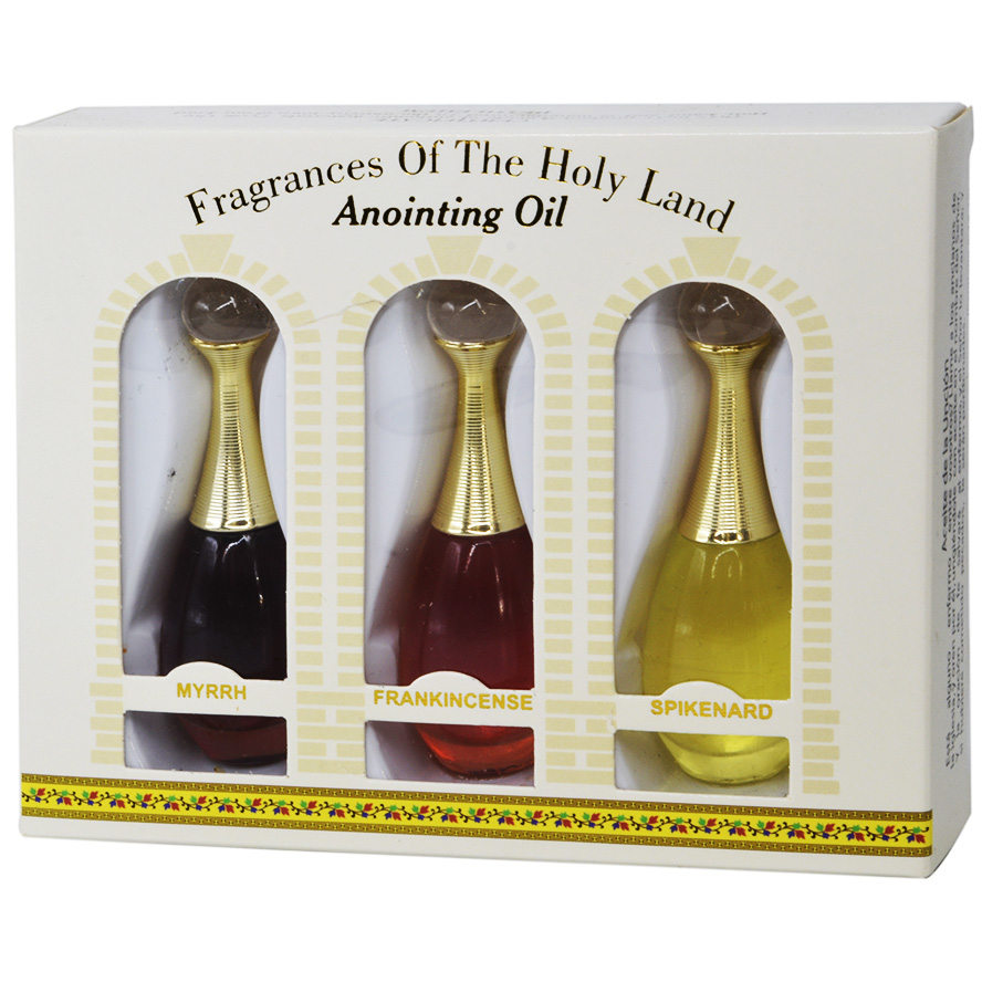 Fragrances of the Holy Land Anointing Oil - 3 x 10 ml Prayer Oils