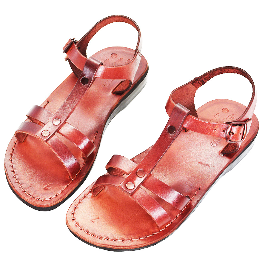 Biblical Sandals ‘Gladiator’ – Made in Israel – Camel Leather