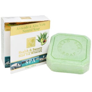Avocado & Aloe Vera Natural Soap with Dead Sea Minerals - Made in Israel