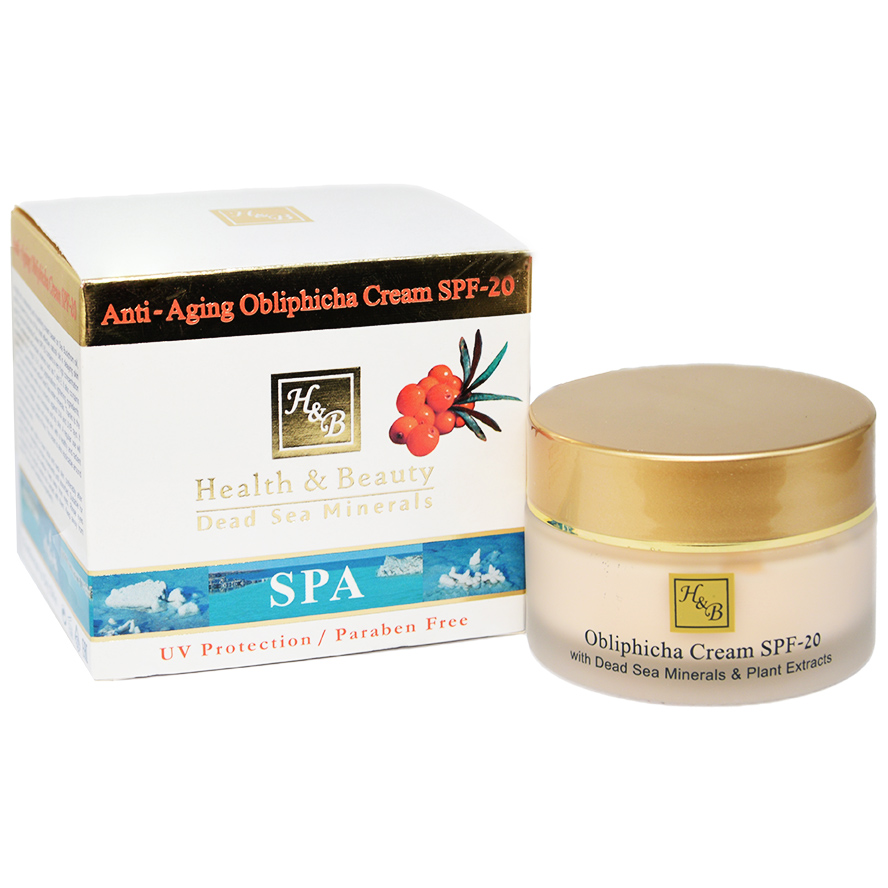 H&B Dead Sea Minerals Anti-Aging Obliphicha Cream – Made in Israel