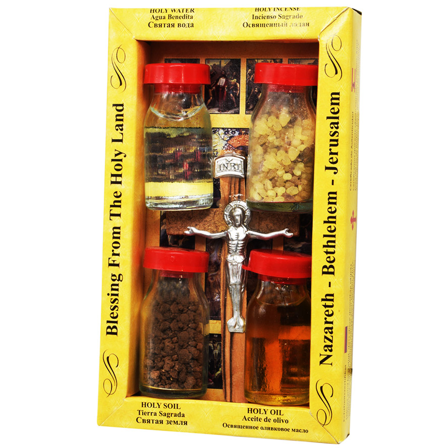Holy Land Elements Kit with Crucifix