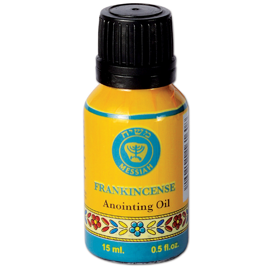 Frankincense Holy Prayer Oil in Cobalt Bottle – 15ml