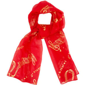 I ❤️ Jesus' Worship Scarf  from Israel - Red