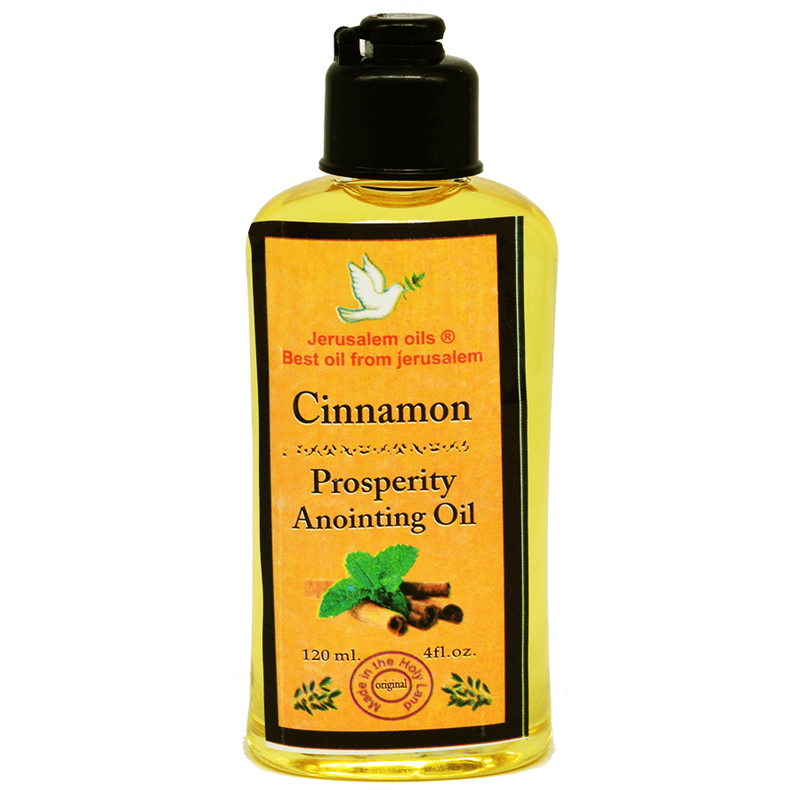 Prosperity Anointing Oil - Cinnamon - Jerusalem Oils - 120 ml