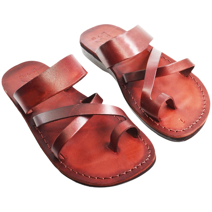 Biblical Jesus Sandals – ‘Apostles’ – Made in Bethlehem – Leather
